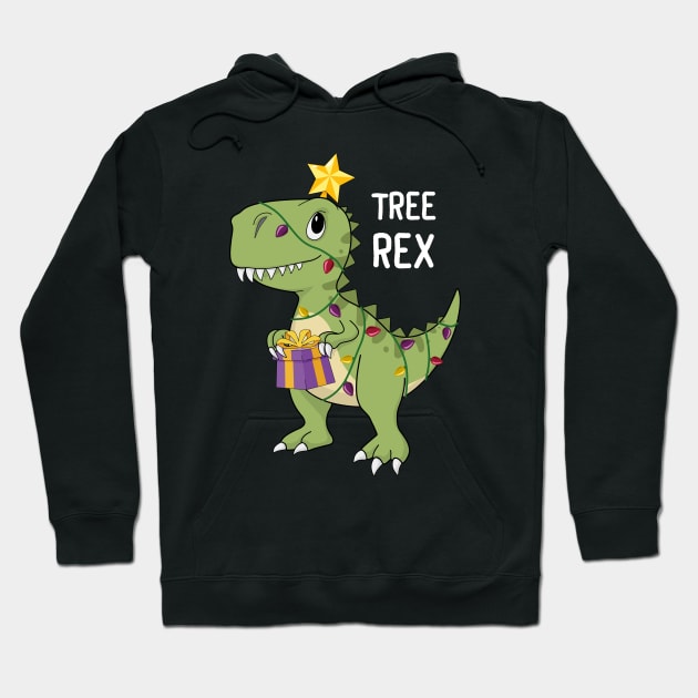 Tree Rex Dinosaur Hoodie by MasliankaStepan